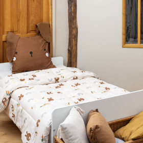Couette matelassée et Taies POMPON