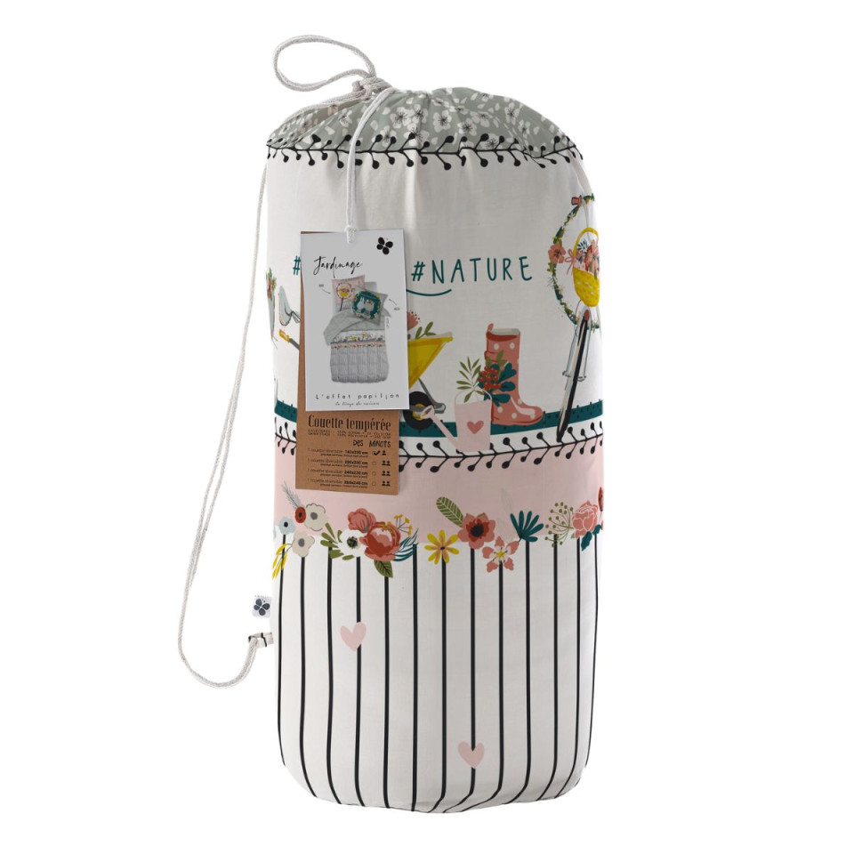 Couette matelassée et Taie JARDINAGE