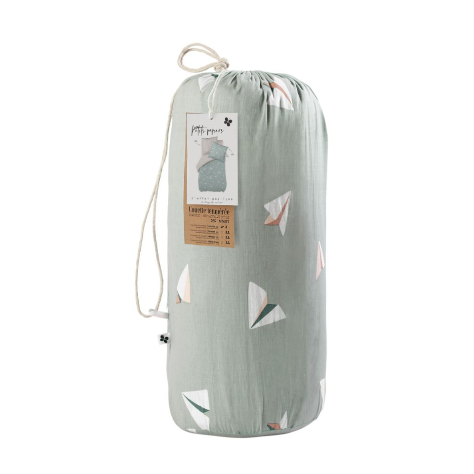 Couette et Taies Coton PETITS PAPIERS