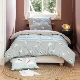 Couette matelassée et Taies PETITS PAPIERS