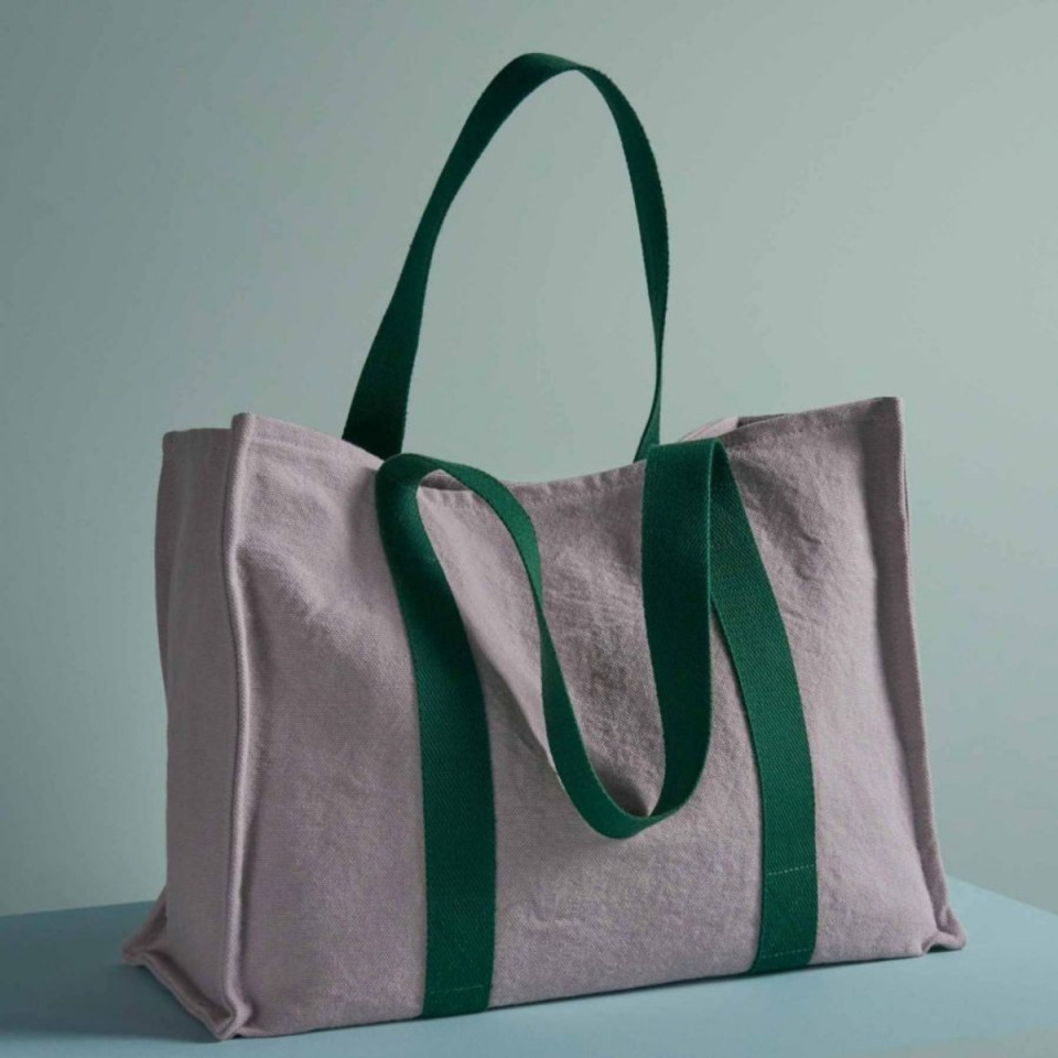 Sac en coton Bio Daily Couleur:Poivre Rose La Cerise sur le Gâteau