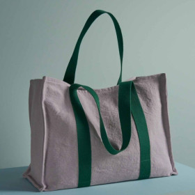 Sac en coton Bio Daily Couleur:Poivre Rose La Cerise sur le Gâteau