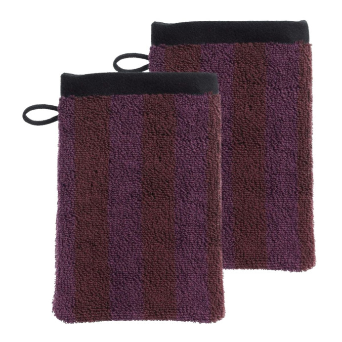 Lot 2 gants de toilette en Coton BIO CHARLY