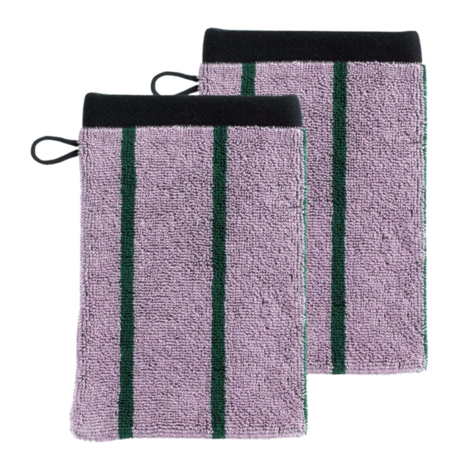 Lot 2 gants de toilette en Coton BIO CHARLY