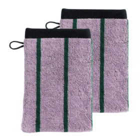 Lot 2 gants de toilette en Coton BIO CHARLY