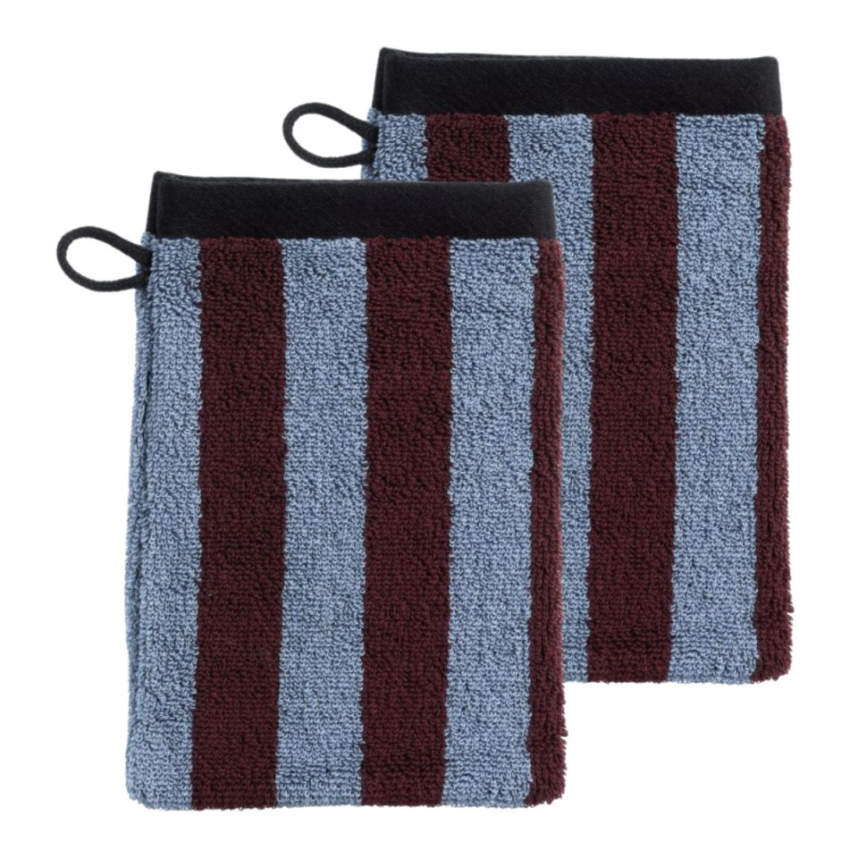 Lot 2 gants de toilette en Coton BIO CHARLY