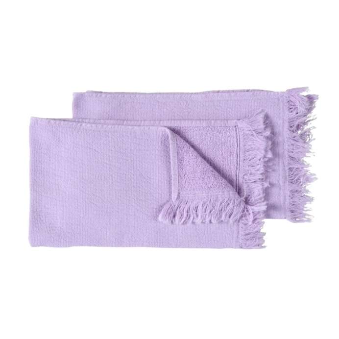 Lot 2 serviettes invités LUNA – La Cerise sur le Gâteau﻿ | Impression Lin