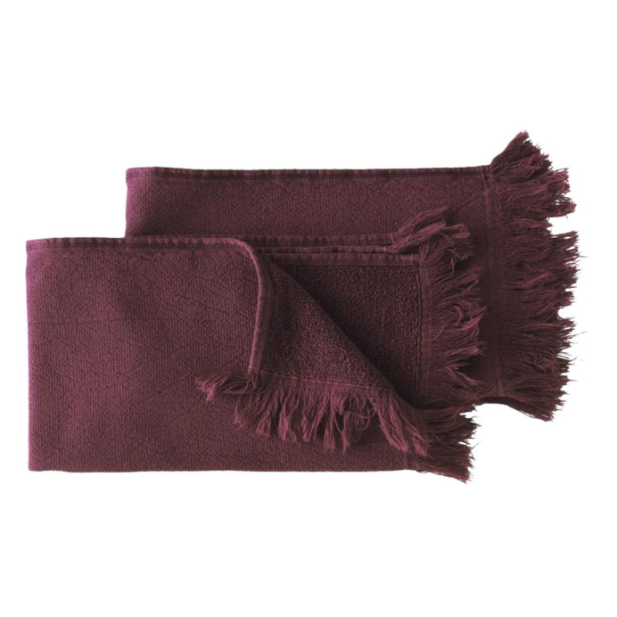 Lot 2 serviettes invités LUNA – La Cerise sur le Gâteau﻿ | Impression Lin