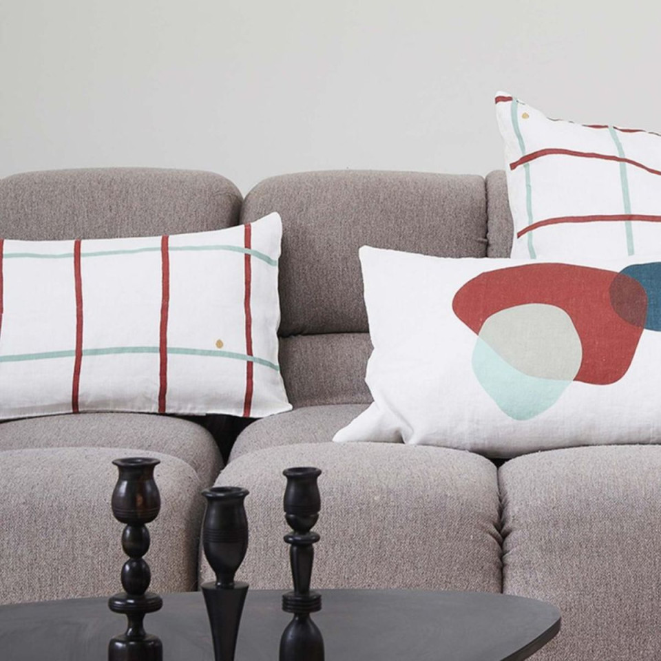 Housse de coussin en Lin CARL