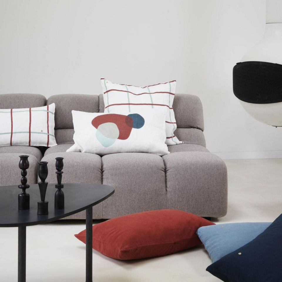 Housse de coussin en Lin CARL