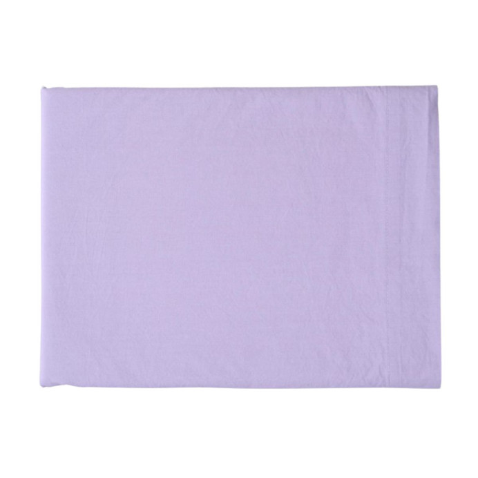 Drap Plat Percale de Coton BIO CELESTE