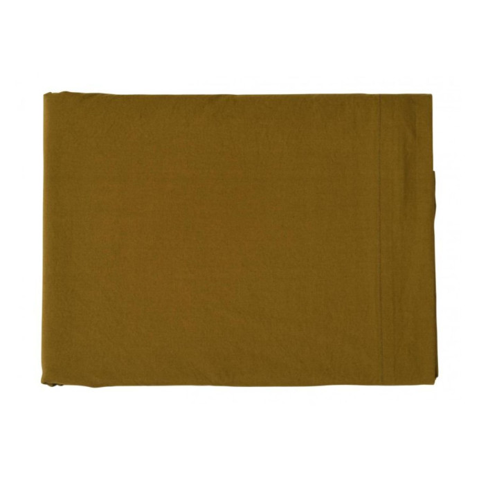 Drap plat coton BIO CÉLESTE – La Cerise sur le Gâteau﻿ | Impression Lin
