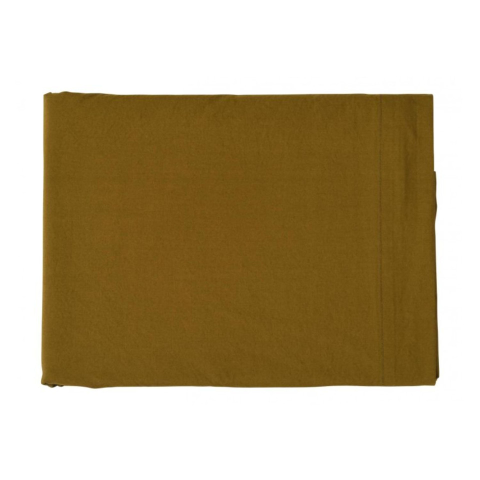 Drap Plat Percale de Coton BIO CELESTE