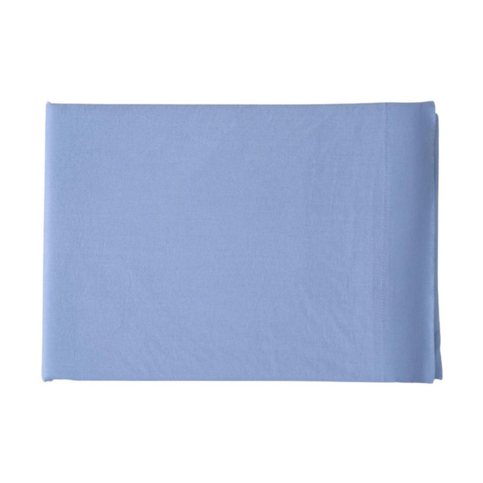 Drap plat coton BIO CÉLESTE – La Cerise sur le Gâteau﻿ | Impression Lin