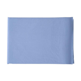 Drap Plat Percale de Coton BIO CELESTE