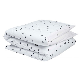 Housse de Couette Percale de Coton BIO ODETTE
