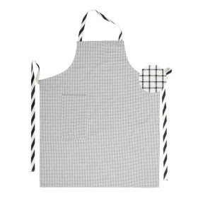 Tablier de cuisine en Coton Bio à Rayures ou Carreaux