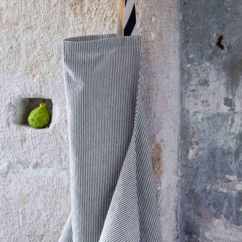Tablier de cuisine en Coton Bio à Rayures ou Carreaux