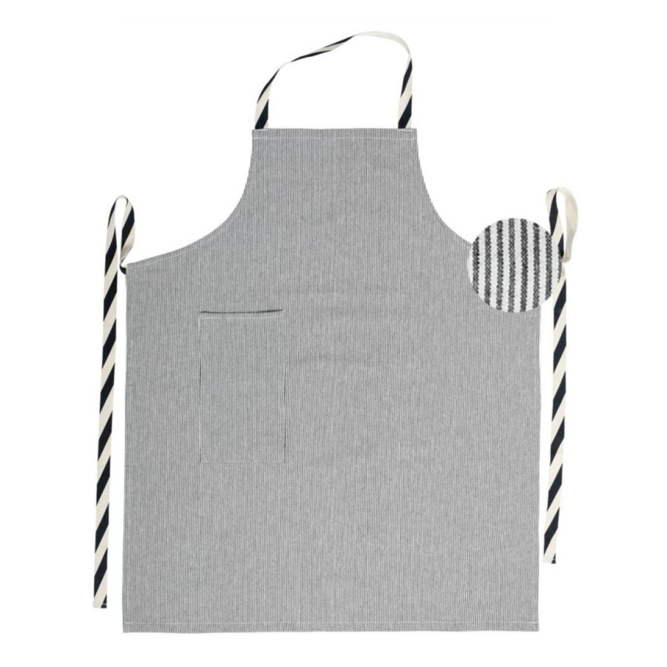 Tablier de cuisine en Coton Bio à Rayures ou Carreaux