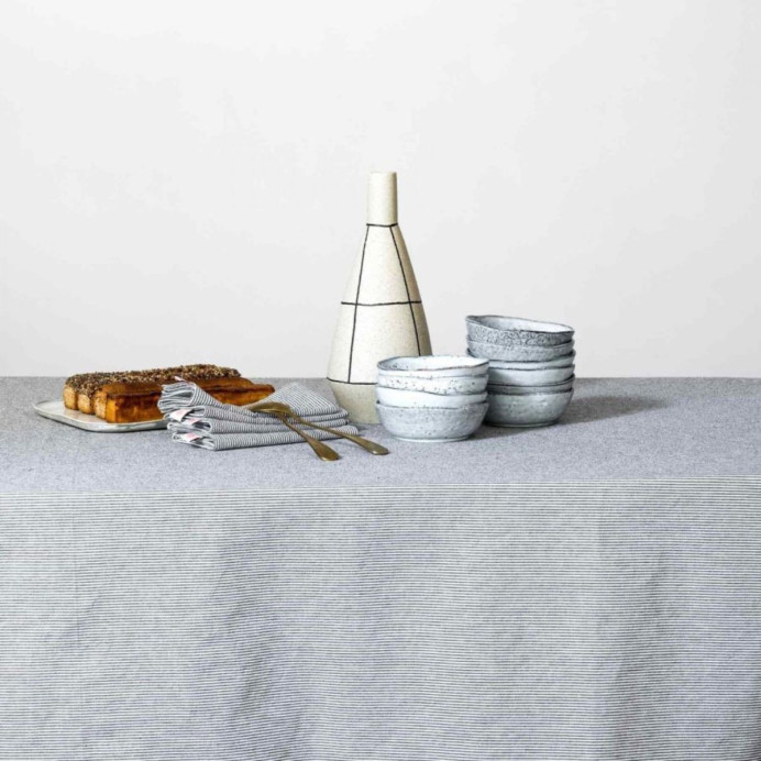 Nappe en coton BIO Rayures ou Carreaux
