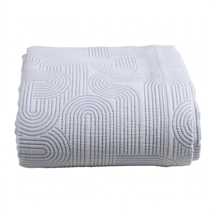 Jeté de lit en Coton tissé KIKO