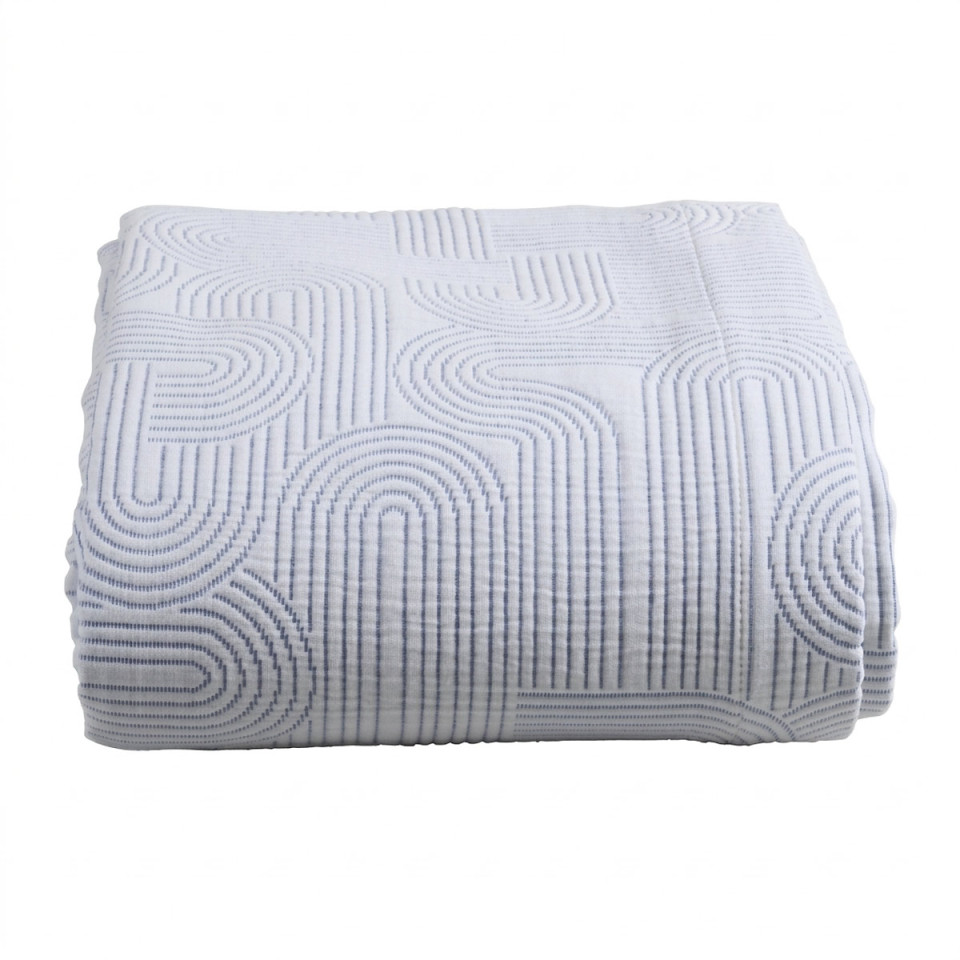 Jeté de lit en Coton tissé KIKO