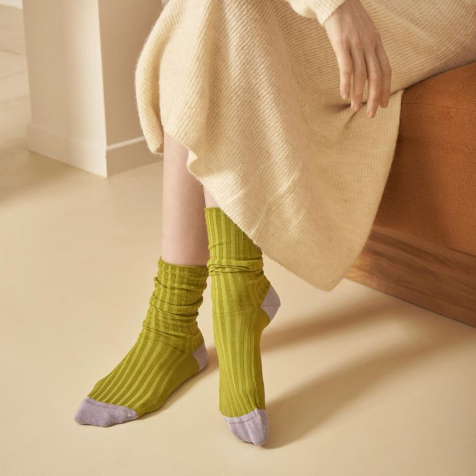 Chaussettes en Coton Bio YVETTE