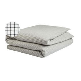Housse de couette en Coton BIO Rayures ou Carreaux