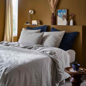 Housse de couette en Coton BIO Rayures ou Carreaux