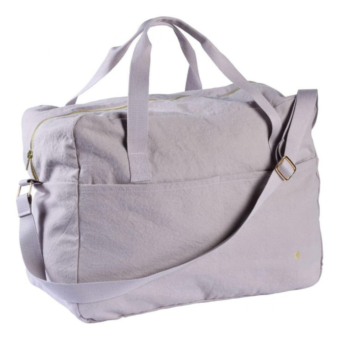 Sac voyage en coton BIO – La Cerise sur le Gâteau﻿ | impression Lin