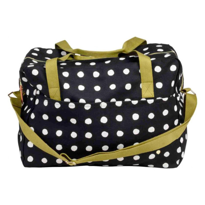 Sac voyage en coton BIO – La Cerise sur le Gâteau﻿ | impression Lin