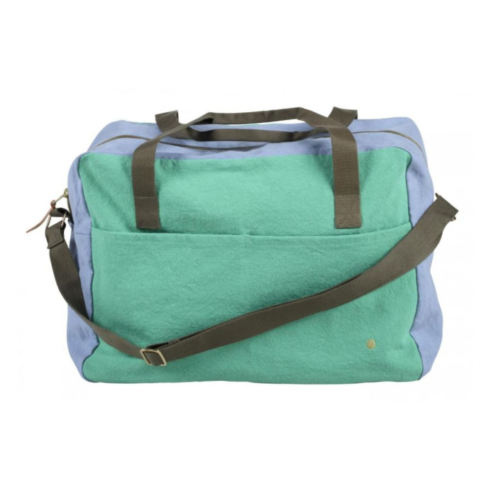Sac voyage en coton BIO – La Cerise sur le Gâteau﻿ | impression Lin
