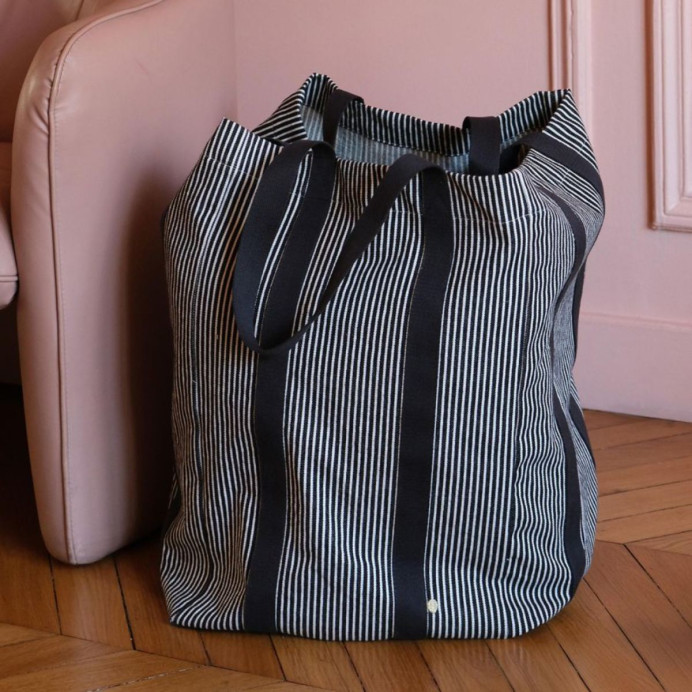 Sac Maxi Poppins coton BIO – La Cerise sur le Gâteau﻿ | Impression Lin