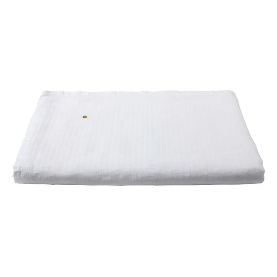 Nappe Unie en Lin Tissage Chevron MARCEL