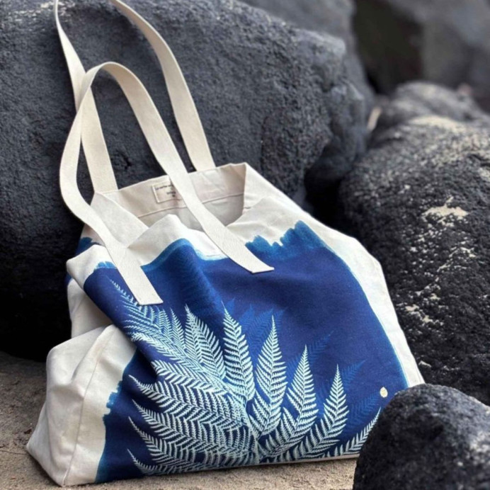 Sac cabas en coton bio – La Cerise sur le Gâteau﻿ | Impression Lin