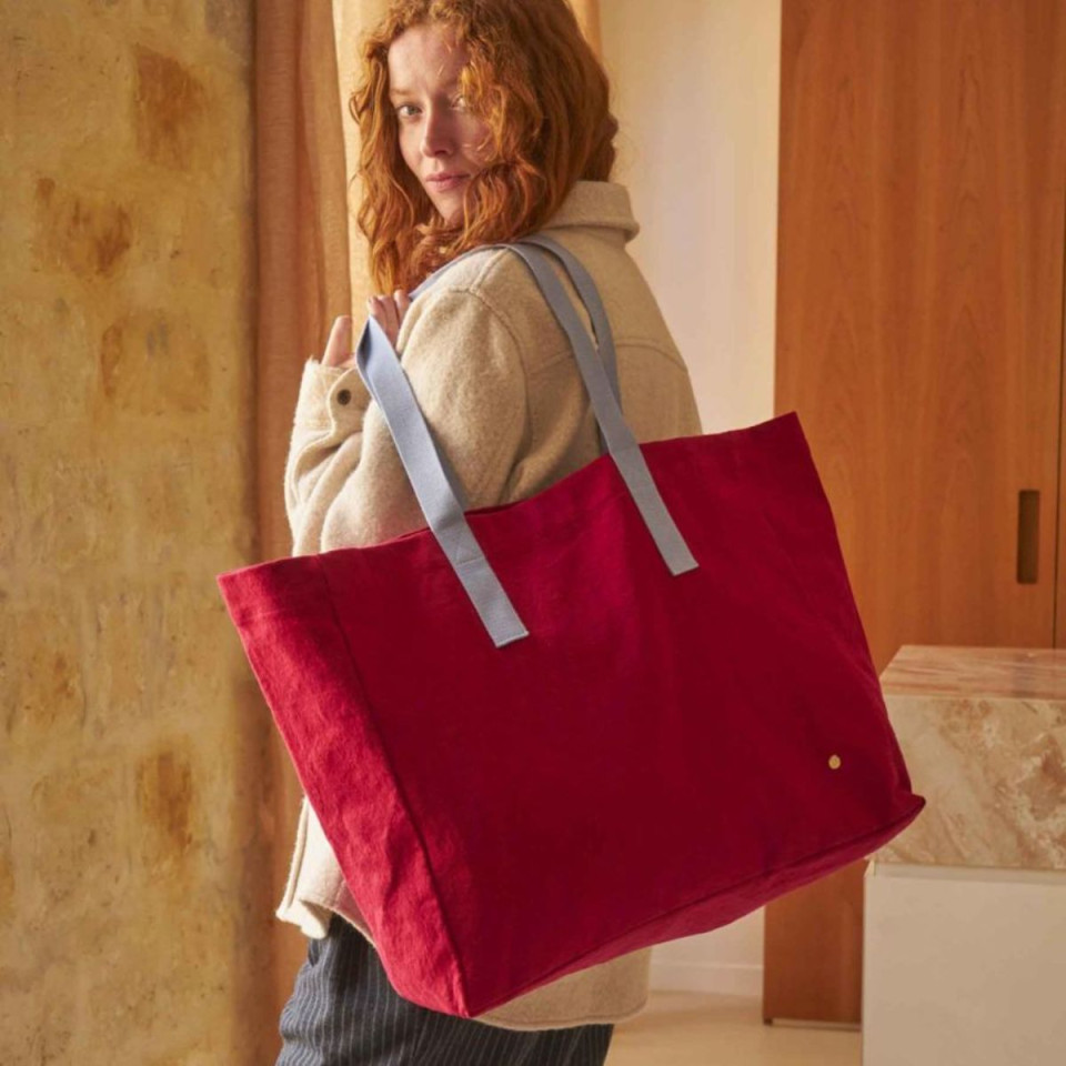 Sac Cabas en Coton Bio Unis ou Motifs