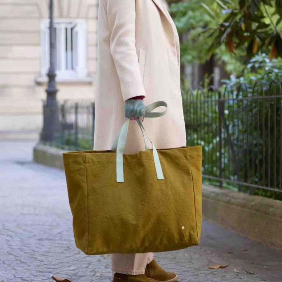 Sac Cabas en Coton Bio Unis ou Motifs