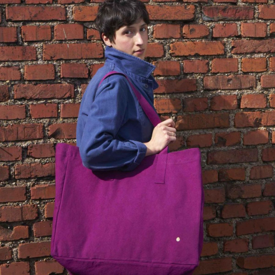 Sac Cabas en Coton Bio Unis ou Motifs