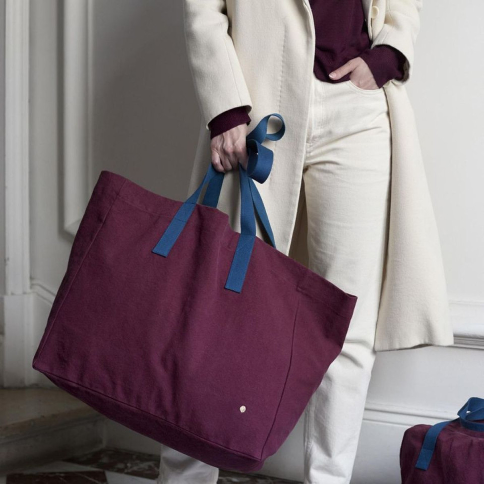 Sac Cabas en Coton Bio Unis ou Motifs