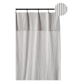 Rideau Double en Coton Bio Accroche Fourreau ou Pince