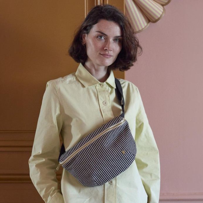 Sac banane en coton bio – La Cerise sur le Gâteau﻿ | Impression Lin