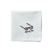 Mouchoir Brodé en coton Bio HANKIE