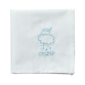 Mouchoir Brodé en coton Bio HANKIE