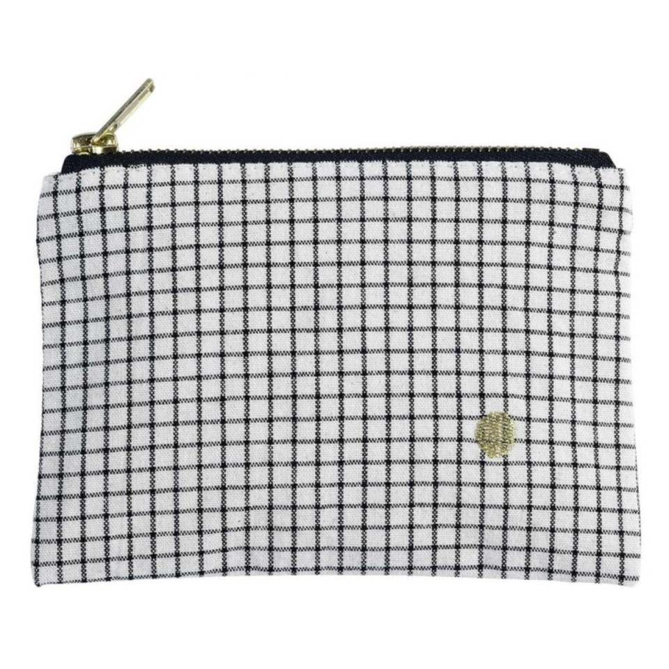 Pochette Zippée en Coton Bio