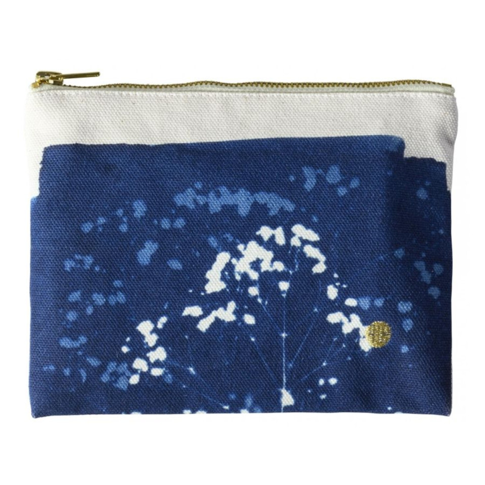 Pochette Zippée en Coton Bio 3 Formats Nombreux Designs