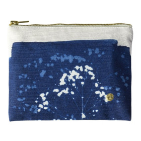 Pochette Zippée en Coton Bio
