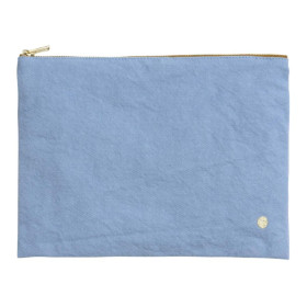 Pochette Zippée en Coton Bio