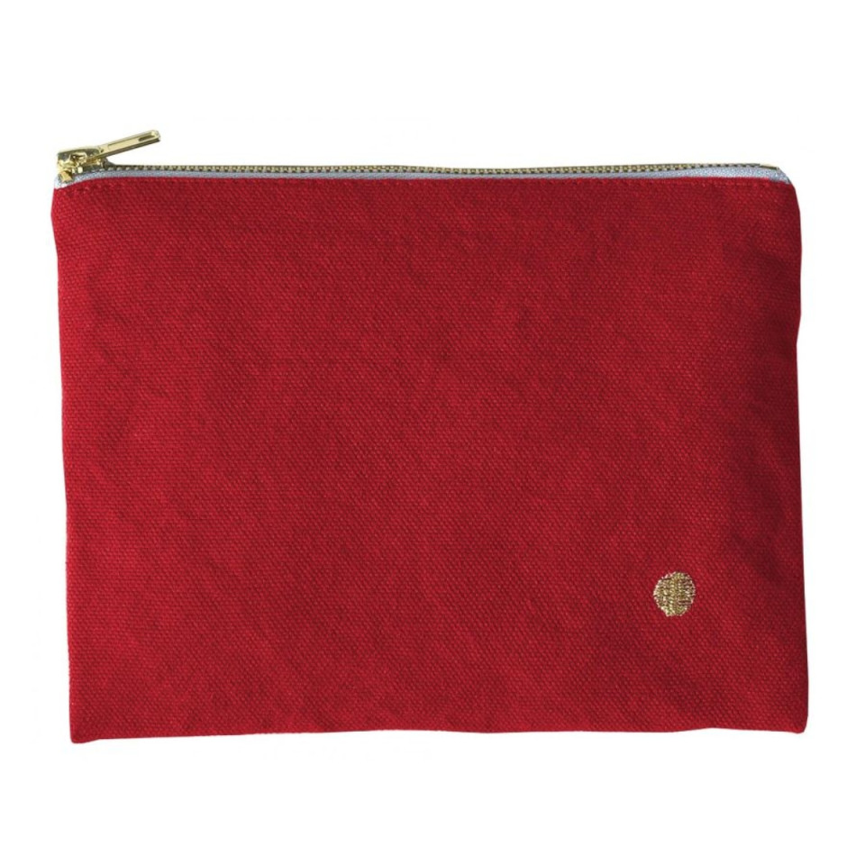 Pochette Zippée en Coton Bio