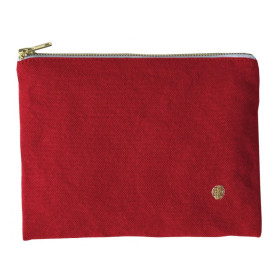 Pochette Zippée en Coton Bio 3 Formats Nombreux Designs