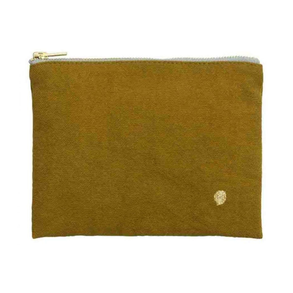 Pochette Zippée en Coton Bio 3 Formats Nombreux Designs